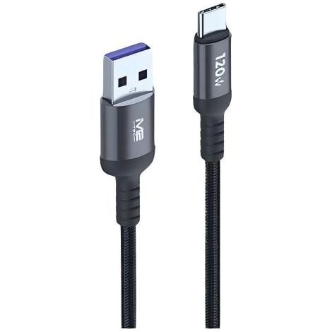 Câble USB-A vers USB-C M2 TEC, charge ultra-rapide Tejido 120 W 6 A 1,2 m (1/2)