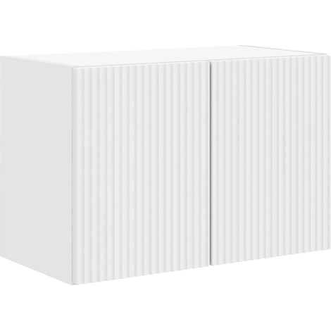 Maison Exclusive - Mobile TV da parete Bianco 59,5 x 31 x 40 cm Legno multistrato