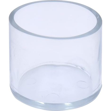Couvre-pieds de chaise, tête ronde en PVC anti-rayures, couvre-pieds de protection anti-rayures pour pieds de chaise transparent lot de 12 (1/5)
