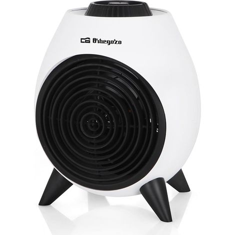 Orbegozo calefactor horizontal FH 5037, selector rotativo de 3 posiciones, termostato regulable, función ventilador, 2000 W (1/6)
