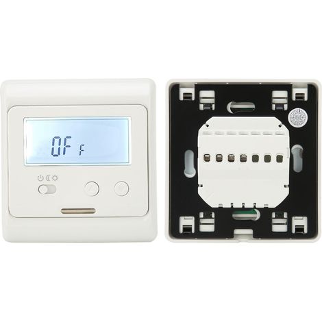 Panneau de commande numérique de thermostat pour chauffage au sol dans les zones résidentielles, AC180V–230V (1/5)