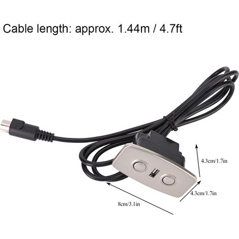 Elektrischer Relaxsessel-Controller mit 2 Tasten und zwei USB-Anschlüssen (1/5)
