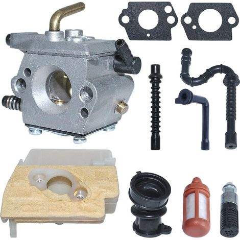 Carburateur pour Stihl MS260 026 MS240 024 filtre à air et carburant, ligne d'impulsion, pièce, carburateur, joint de carburateur, filtre à air, filtre à carburant, ligne de carburant, filtre à huile, (1/5)