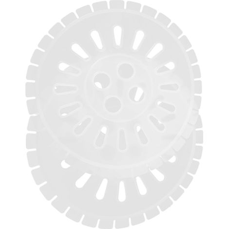 2 Pièces Couvercle D'essoreuse pour Lave-linge à Chargement Haut, Couvercle de Presse-linge en Abs Blanc, 25cm, pour Machine à Laver, du Bruit Vibrations (1/5)