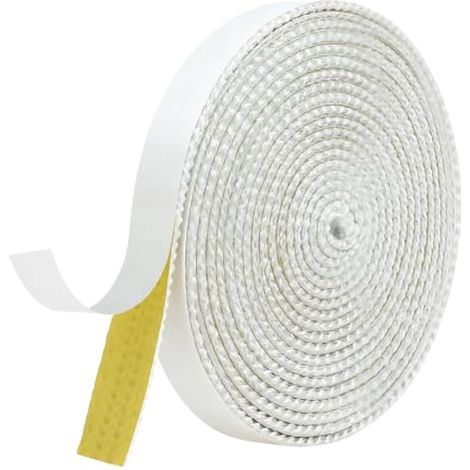 Joint Poele a Bois 2m15mm2mm Autocollant Ruban d'Étanchéité Joint Résistante 550° Poele a Bois pour Tube Poêle, Fumoirs, Cheminée, Joint, Chaleur, Porte de Four (3M10mm) (1/4)