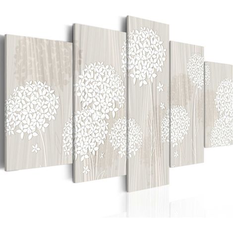 Tableau Imprimé "Nature Délicate" 50 x 100 cm (1/2)