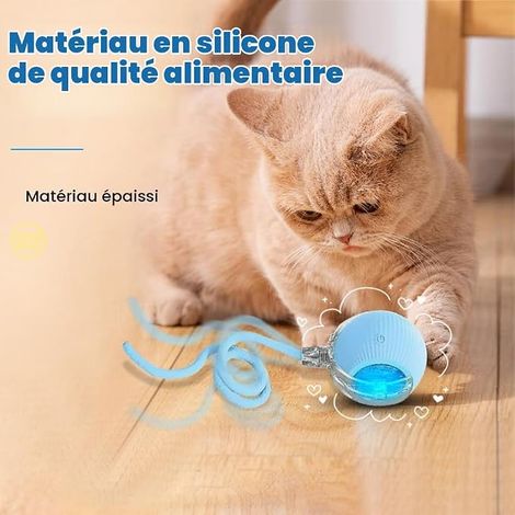 Cat Toy, Toys Ball for Indoor Cats, Toy Dog Ball (Yellow) (1/4)
