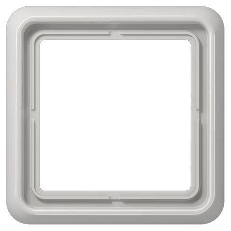 Jung Marco simple, CD 500, IP 44, Duroplast, gris claro, montaje vertical y horizontal CD 581 LG