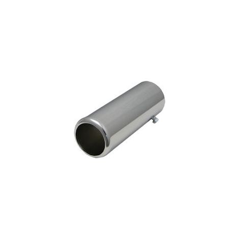 Edelstahl-Auspuffblende - rund - passend für 44-47 mm
