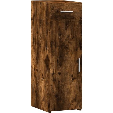 Credenza buffet cassettiera mobile contenitore organizer cucina soggiorno soggiorno 30 x 42,5 x 93 cm derivati del legno marrone 020030872