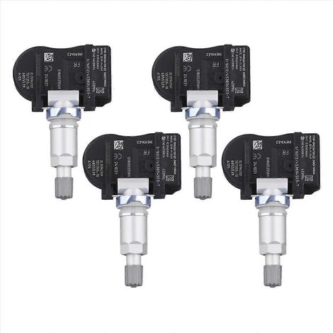 Capteur TPMS 707355-10 36106881890, 4 pièces pour BMW Série 2, 3, 4, valve électronique pression pneus, compatible d'origine, pack de 4 capteurs. (1/5)