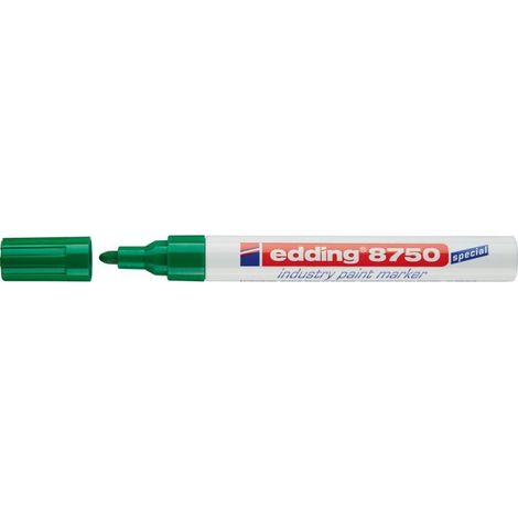 Edding 8750 marcador de pintura verde punta redonda 2 a 4 mm (1/4)