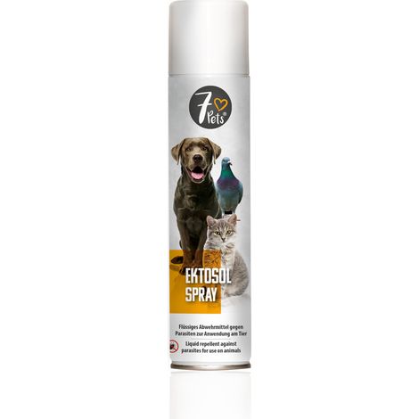 7Pets Ektosol Spray gegen Parasiten zur Anwendung am Tier - 250 ml