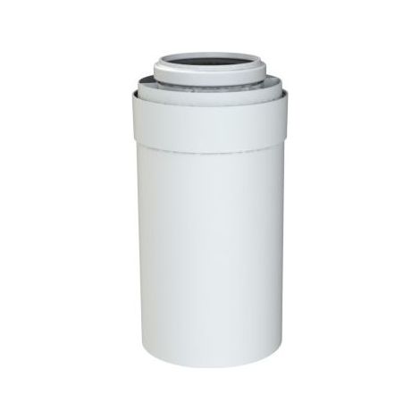 Brötje Verlängerungsrohr konzentrisch K60 KR500, 500mm, AL/PPS, Weiß (1/2)