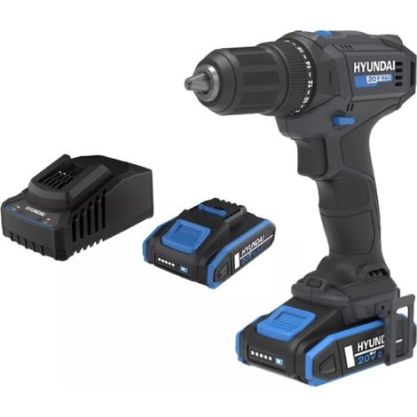 Avvitatore a Percussione Brushed 20V +2 Batt. 2Ah Hyundai 25871 40Nm (1/2)
