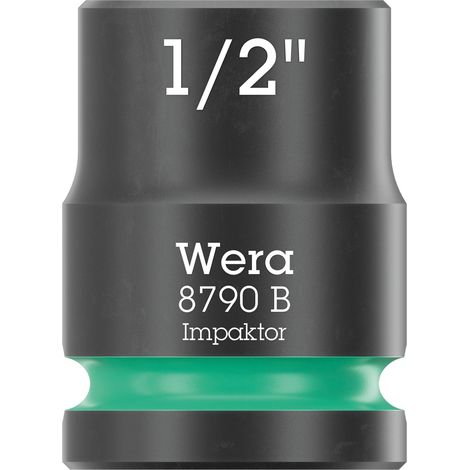 Wera 05005518001 8790 B - Inserto per chiave a bussola con attacco da 3/8", 1/2" x 30 mm (1/4)