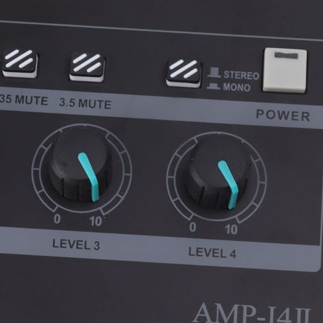 4-Kanal-Stereo-Kopfhörerverstärker aus Metall, Mini-Kopfhörer-Splitter, ideal für Studio und Bühne, europäischer Stecker 100-240 V. (1/5)