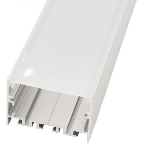 Perfil de Aluminio Ning II 12V/24V 2 Metros - Opcional Colgante  Opal  | IluminaShop