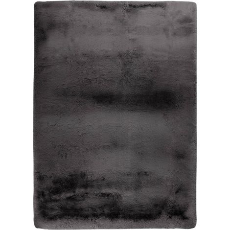 Tapis shaggy graphit ultra doux et antidérapant - 150 x 80 cm (1/5)