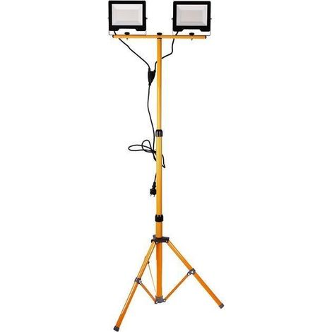 TRÍPODE TELESCÓPICO CON 2 PROYECTORES LED 2 X 50 W 6500 K 1,75 M (1/5)
