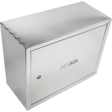 Cassetta cassonetto contenitore inox per contatore acqua, scegli se h 45 x l 70 x p 20cm