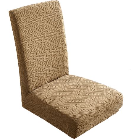 Housse de chaise amovible pour cuisine, restaurant, hôtel, chaise de cérémonie (1/5)