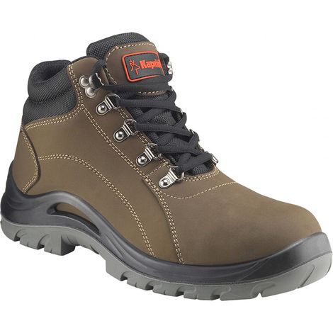 Chaussures de sécurité hautes KANSAS marron - S3 SRC - KAPRIOL - Pointure: 44
