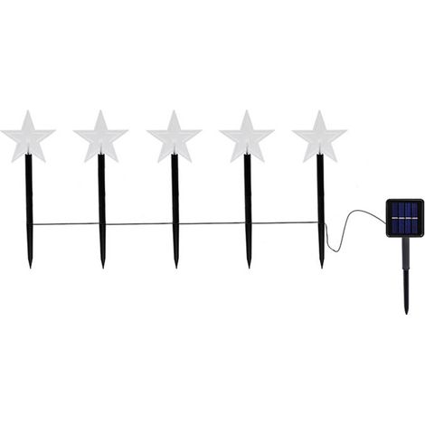 Lampes solaires étoiles arbre de noël Villa extérieure pelouse jardin (1/5)