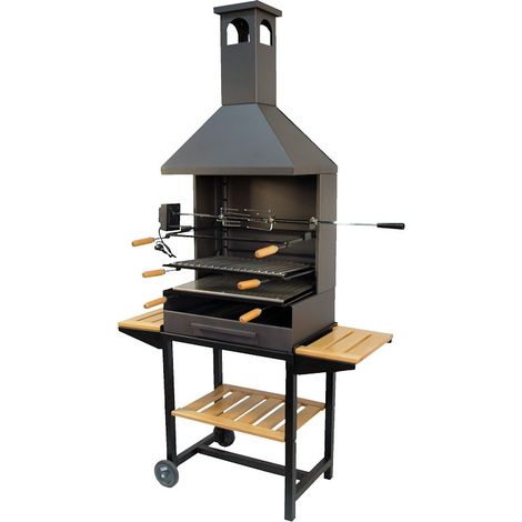 IMEX-71555 Barbacoa chimenea con ruedas kit pollo [imex-71555]