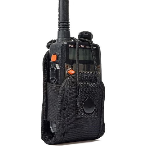 Petite Poche pour Appareils Radio Porte-Talkie Walkie Talkie Holster Sac de Transport avec Clip de Ceinture de Sécurité pour UV-5R UV82 888S TLKR Talkabout (1/5)
