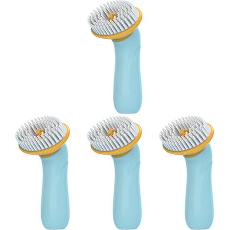 Ensemble de 4 brosses de bain pour animaux de compagnie Peigne de toilettage pour chat Douche pour shampoing Gants de nettoyage (1/5)