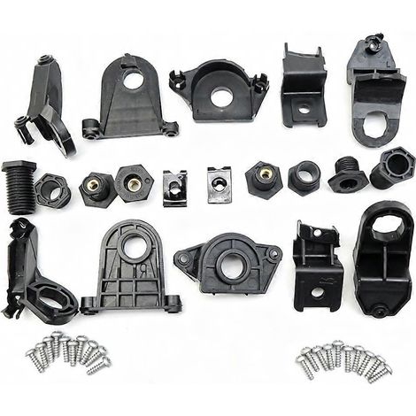 Kit de réparation de phares automobiles 5F0998225 5F0998226 pour SEAT Leon 2013-2020, comprenant le support de lampe et le support de réparation de la griffe de lampe (côté droit). (1/2)