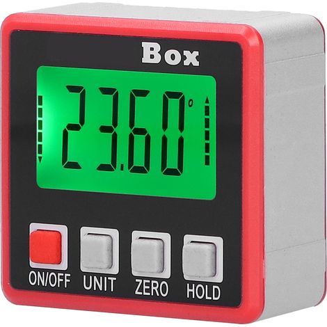 Niveau à numéro numérique mini inclinomètre électronique rapporteur 360° mesure d'angle précise (1/5)