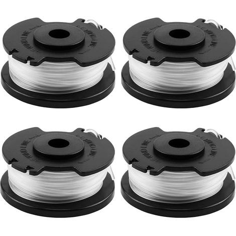 4 Bobines de Fil Nylon pour Débroussailleuse Parkside, Bobine Fil Coupe Bordure Parkside 1,6 mm x 5 m, Compatible avec Einhell GE-CT 18/28 Li, GE-CT 18/28 Li TC, et Parksides PRTA 20-Li C3 (1/5)