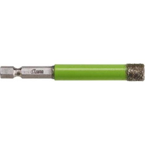 Luna Broca diamantada 6 mm para superficies duras bricolaje