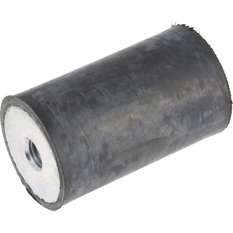 Plot antivibratoire femelle RS PRO M8 Ø 30mm en Caoutchouc naturel ( Prix pour Sachet de 4 )
