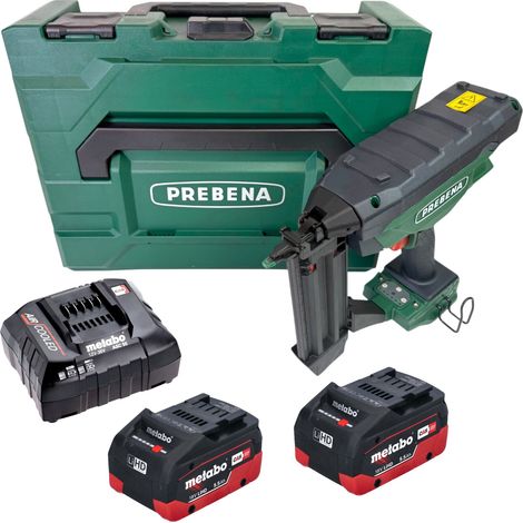 Cloueuse sans fil Prebena PKT-3-J55 18 V 16 - 55 mm CAS + 2 batteries LiHD 5,5 Ah + chargeur (1/5)