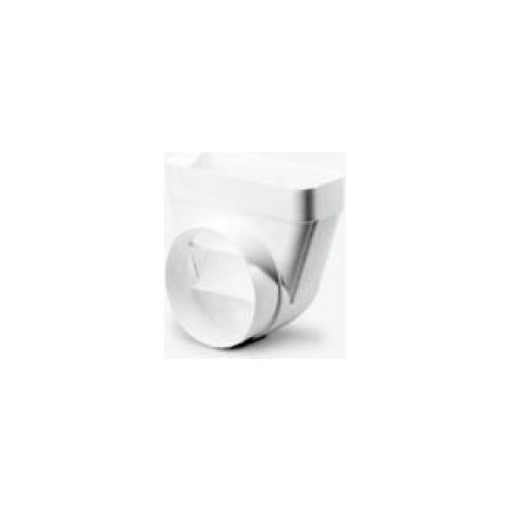 Adaptador codo escape plano para campana 94x227x205 mm Novy - 906405