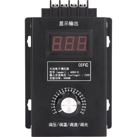 Régulateur de tension numérique LED SCR multifonction, interrupteur, entrée 220VAC (1/5)