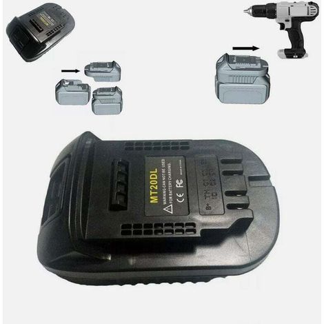 Makita 18V Battery Adapter Replacement for Makita BL1830 BL1860 BL1815 DCB200 for Dewalt 20V Max Lithium Battery Power Tool MUMU (1/4)
