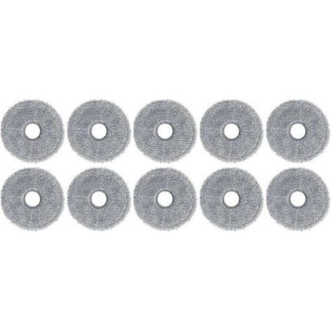 Lot de 10 chiffons de rechange pour aspirateur robot Dreame Bot L10 Prime / L10S Pro (1/5)