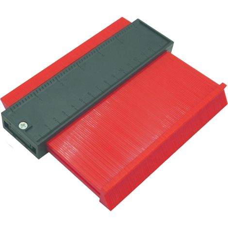 Jauge De Contour - 250 X 45 X 30 Mm - Profondeur 60 Mm - Pour Copie De Formes En Menuiserie Plancher Carrelage - 1 Pièce (1/5)
