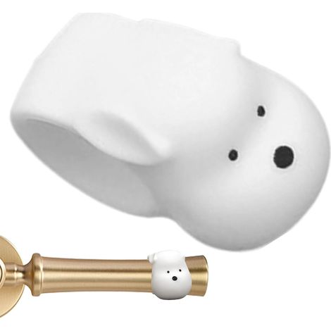 Butée Murale pour Poignée de Porte - Coussin Silicone Anti Bruit pour Poignées - Installation Facile Pare-Chocs pour Établissements et Habitations Cuisine Chambre Salle de Bain (1/5)