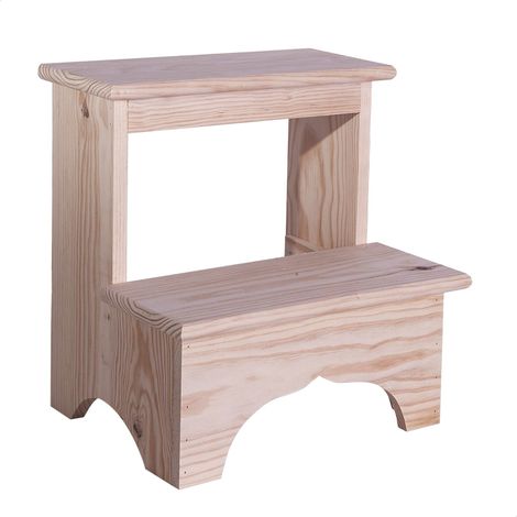 Taburete ESCALON natural, 40x30x40 cm - En aceite