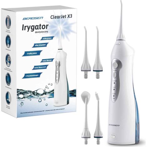 Kabellose munddusche berdsen clearjet x3