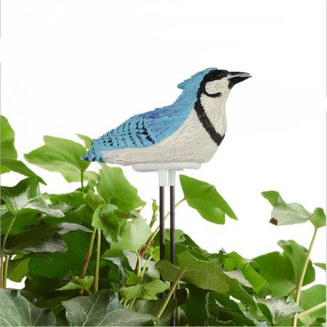 Bodenfeuchtigkeitsmesser für den Innenbereich, Bewässerungsalarm, Pflanzenwassertester, Hygrometer, Sensor, Pflanzgefäß, Gartenwerkzeug-Set, Wassererinnerungsalarm, Inhalt (blau) (1/5)
