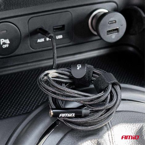 Câble d'extension audio AUX Mini Jack 3,5 mm 2 m AMIO-04296 (1/4)