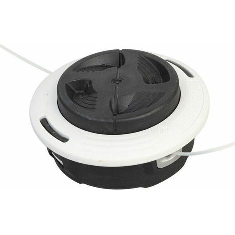 Tête de débroussailleuse C26-2 de rechange pour Stihl FS 55/56/70/94/91/111/131/240 - Filetage à gauche M10 x 1,0 - Alimentation du fil par frappe au sol (1/5)