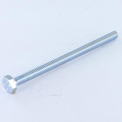 Vis métaux Tête hexagonale TH M7X60 Classe 8.8 Acier zingué Pas de 100