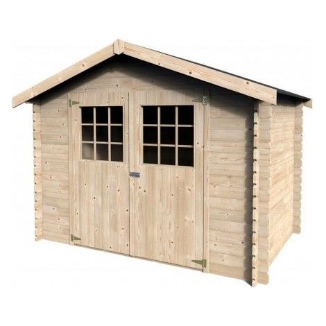 Casetta in legno Gran Flodova. 28 mm. 300x300 cm. 8,88 m² (1/6)